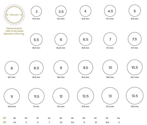 chanel ring size 54|jared ring sizer printable.